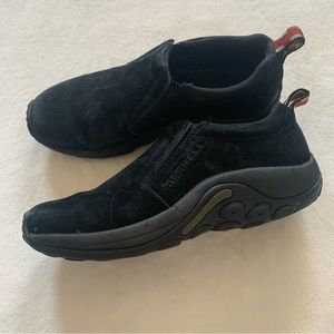 Merrell Jungle Moc Black Slip On Suede Shoes Women’s Size 7